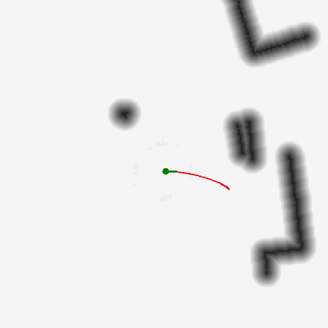 No-motion baseline state at 0 seconds in the building failure case.