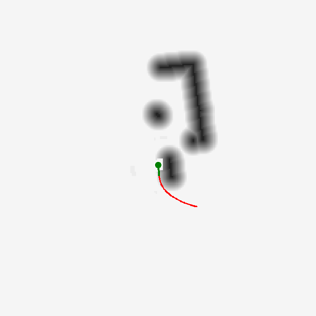 No-motion baseline state at 30 seconds in the building failure case.